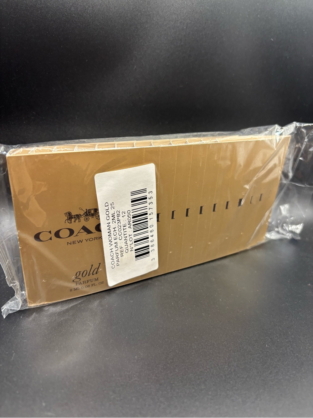 COACH NEW YORK GOLD WOMANS X12 samples